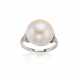 Button shaped mabè pearl and rose c… - Foto 1