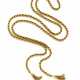 Yellow gold torchon chain accented … - фото 1