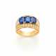 BULGARI
Diamond and oval sapphire y… - photo 1