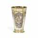 Vermeil beaker with figural depictions - photo 1