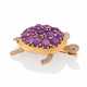 Amethyst Diamond Brooch - Foto 1