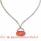 Coral Diamond Necklace - Foto 1