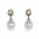 Pearl Diamond Earrings - Foto 1