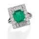 Emerald Diamond Ring - photo 1