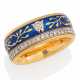 Diamond Enamel Ring - Foto 1