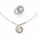 Pearl Diamond Set: Necklace and Ring - photo 1