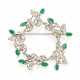 Emerald Diamond Brooch - Foto 1