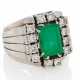 Emerald Diamond Ring - photo 1