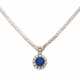 Sapphire Diamond Necklace - Foto 1