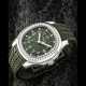 PATEK PHILIPPE. A LADY’S STAINLESS STEEL AND DIAMOND-SET WRISTWATCH WITH DATE - photo 1