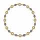 COLOURED CULTURED PEARL AND DIAMOND NECKLACE - фото 1