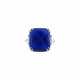 `THE ROYAL BLUE`
IMPRESSIVE SAPPHIRE AND DIAMOND RING - Foto 1