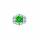 CARTIER EMERALD AND DIAMOND RING - Foto 1
