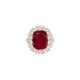 CARTIER RUBY AND DIAMOND RING - фото 1