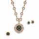 BULGARI SUITE OF PINK OPAL, DIAMOND AND COIN `MONETE` JEWELLERY - photo 1