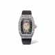 RICHARD MILLE. A LADY’S STUNNING 18K WHITE GOLD, DIAMOND AND MULTICOLOURED SAPPHIRE-SET AUTOMATIC WRISTWATCH WITH DATE - Foto 1