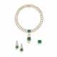 HARRY WINSTON SUITE OF EMERALD AND DIAMOND JEWELLERY - фото 1