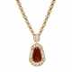`THE STAR OF AFRICA`
HARRY WINSTON RUBY AND DIAMOND PENDENT NECKLACE - фото 1