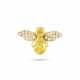 VAN CLEEF & ARPELS YELLOW SAPPHIRE AND DIAMOND 'BEE' BROOCH - photo 1