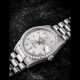 ROLEX. A PLATINUM AND DIAMOND-SET AUTOMATIC WRISTWATCH WITH SWEEP CENTRE SECONDS, DAY, DATE AND BRACELET - фото 1