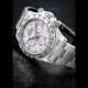 ROLEX. AN 18K WHITE GOLD AND DIAMOND-SET AUTOMATIC CHRONOGRAPH WRISTWATCH WITH BRACELET AND PINK MOTHER-OF-PEARL DIAL - Foto 1