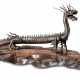 A JAPANESE IRON ARTICULATED MODEL OF A DRAGON - photo 1