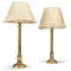 A PAIR OF GOTHIC REVIVAL GILT-BRASS TABLE LAMPS - Foto 1