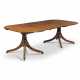 A GEORGE III MAHOGANY TWIN-PEDESTAL DINING-TABLE - Foto 1