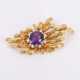 Amethyst Diamond Brooch - Foto 1