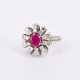 Ruby Diamond Ring - photo 1