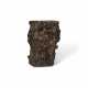 A ROOTWOOD TREE-TRUNK FORM SCROLL POT - photo 1