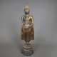Stehende Buddhafigur - Thailand, Bronze mit Res - Foto 1