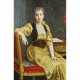 PAINTER/IN 20th century, "Young lady in historical interior", - photo 1