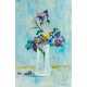 CERNY, GERHILD (painter 20th c.), "Still life with flowers in glass vase", - фото 1