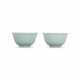 A PAIR OF SMALL CELADON-GLAZED CUPS - Foto 1