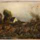 UNBEKANNTER MALER, Französische Landschaft, Öl auf Holz, 19. Jh. - фото 1