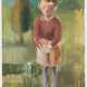 Hans ROHNER (1898-1972), Bildnis eines Jungen, Gouache auf Papier, Nachlass-Stempel - фото 1