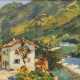 Ugo FLUMIANI (1876-1938), Haus in Südtirol, Öl auf Malkarton, signiert - Foto 1