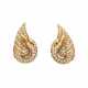 VAN CLEEF & ARPELS DIAMOND AND EMERALD SWAN EARRINGS - фото 1