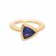 Goldring mit Amethyst - Foto 1