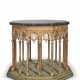 A NORTH EUROPEAN GOTHIC REVIVAL CENTER TABLE - Foto 1