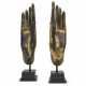 A PAIR OF GILT-LACQUERED HANDS OF BUDDHA - photo 1