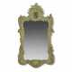 A GEORGE II GREEN-PAINTED MIRROR - photo 1