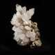 A CLUSTER OF QUARTZ CRYSTALS WITH PYRRHOTITE AND GALENA - Foto 1