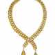 TIFFANY & CO. YELLOW BERYL AND DIAMOND NECKLACE - photo 1