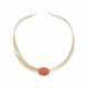 NO RESERVE | CORAL AND GOLD NECKLACE - Foto 1