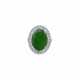 NO RESERVE | JADEITE AND DIAMOND RING - photo 1