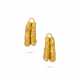 NO RESERVE | CARTIER GOLD 'BAMBOO' EARRINGS - photo 1