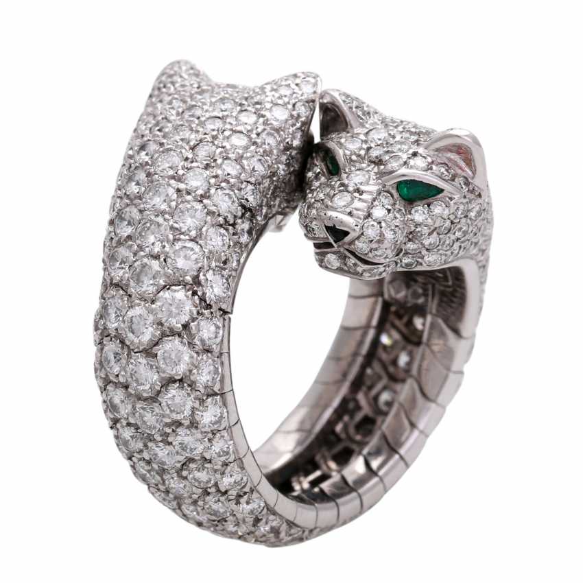 cartier panther diamond ring price