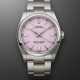 ROLEX, STAINLESS STEEL 'OYSTER PERPETUAL' WITH PINK DIAL, REF. 126000 - фото 1